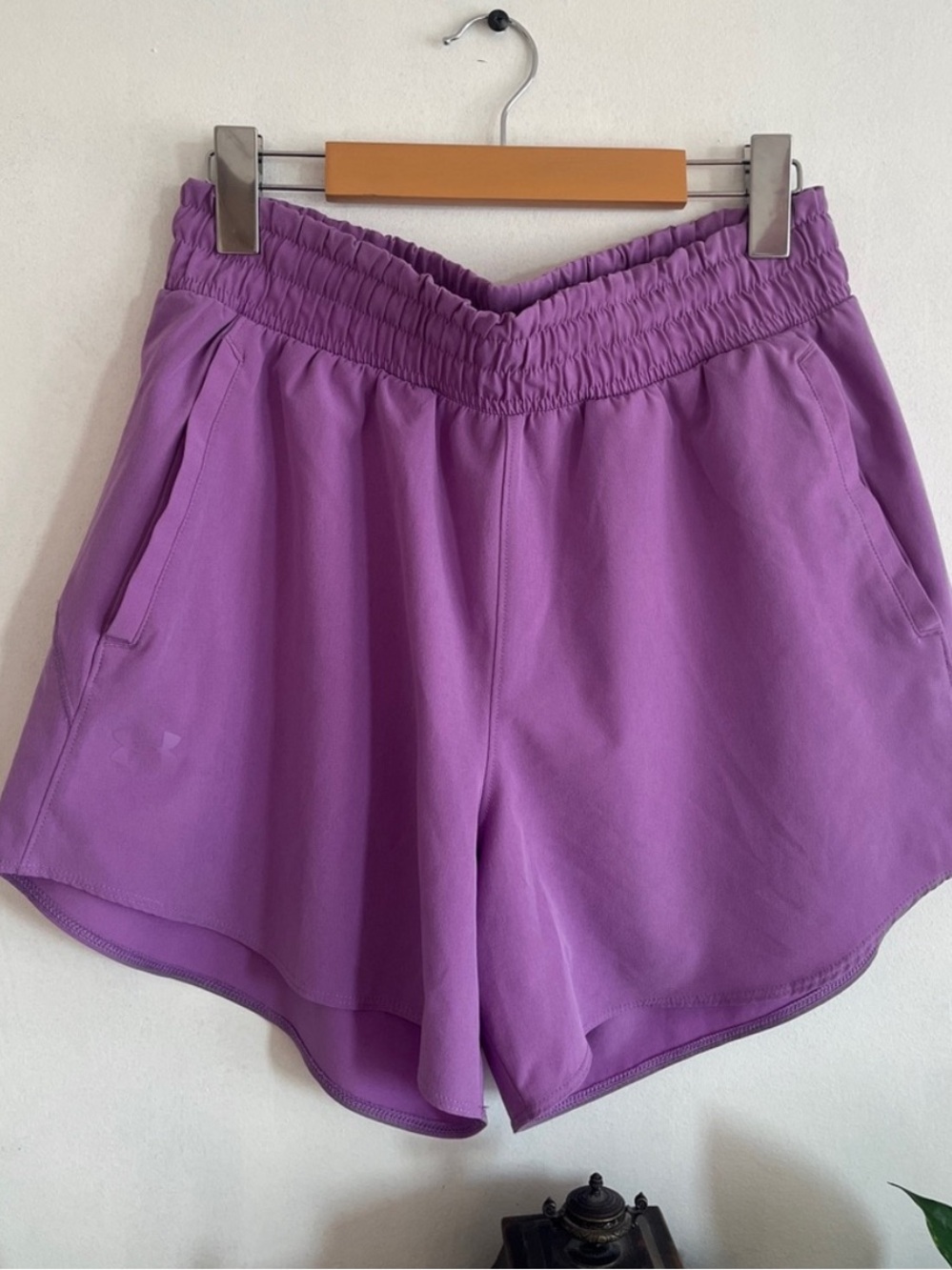 Under Armour Athletic Shorts in Lavender Purple - 4” Inseam